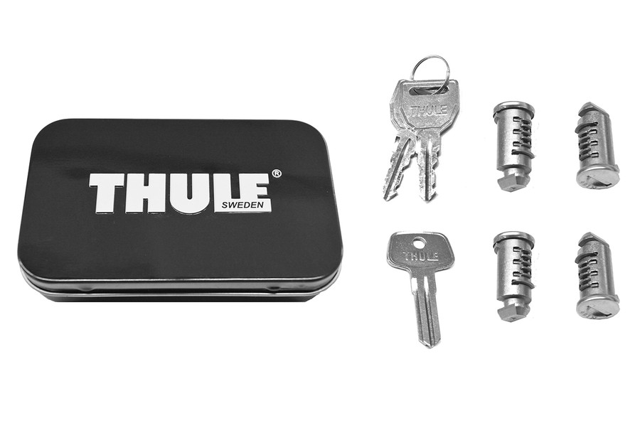 Thule 544 N097 Lock Cylinders 4 cylinder locks with 4 keys and installation key 