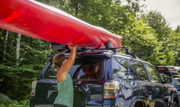 kayak and bike rack